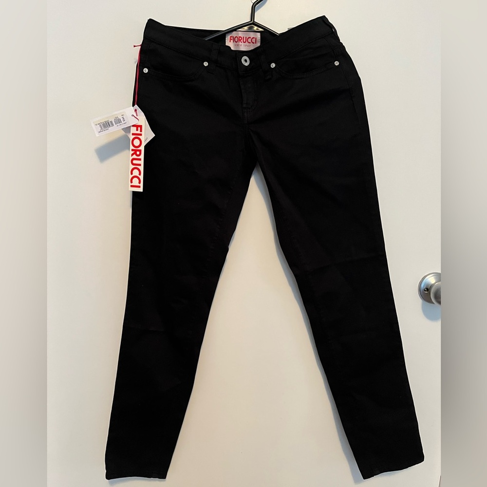 Fiorucci Black Skinny Jeans (Size: 26)